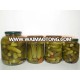 Pickled cucumber, cherry tomato in glass jar 720ml, 1500ml